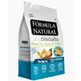 Biscoito Fórmula Natural Adulto Batata Doce e Linhaça 250gr