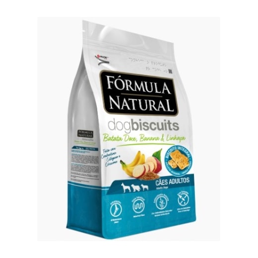 Biscoito Fórmula Natural Adulto Batata Doce e Linhaça 250gr