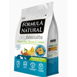 Biscoito Fórmula Natural Porte Pequeno Batata Doce, Banana e Linhaça 250gr