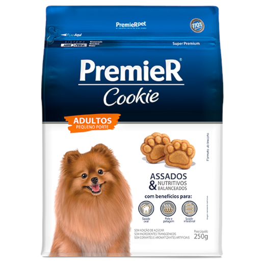 Biscoito Premier Cookie Adulto Porte Pequeno 250gr