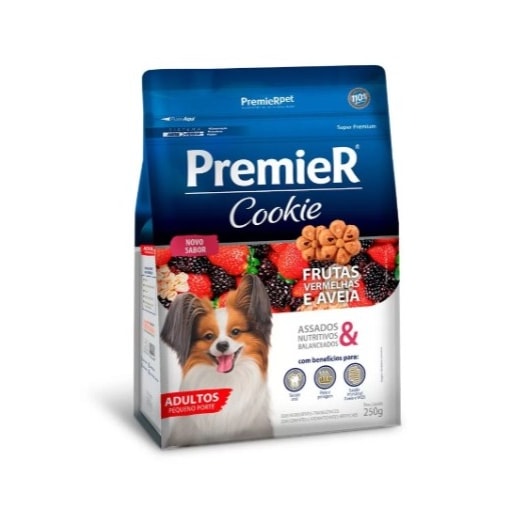 Biscoito Premier Cookie Adulto Porte Pequeno 250gr Frutas Vermelhas 