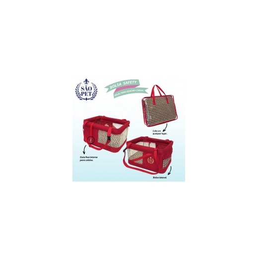 Bolsa Safety Vermelho Ref.1404-3 São Pet