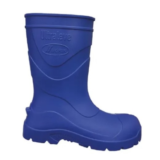 Bota Ultraleve Azul Cano Médio N.34 Baspan