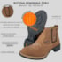 Bota Zebu Feminina Conhaque Nr.33 Ref.72020