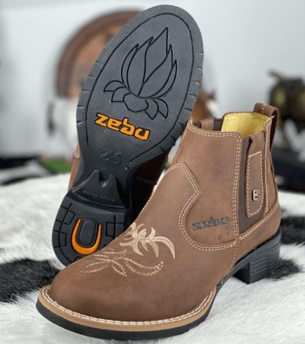 Fashion bota feminina zebu