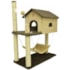 Brinquedo Arranhador Ref.1852 At-31 House Pel Marron/Bege 70x45x8