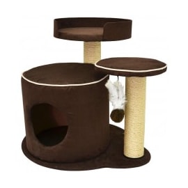 BRINQUEDO ARRANHADOR REF.1931BUF DAHAR SUEDE ESCURO 70X68X6