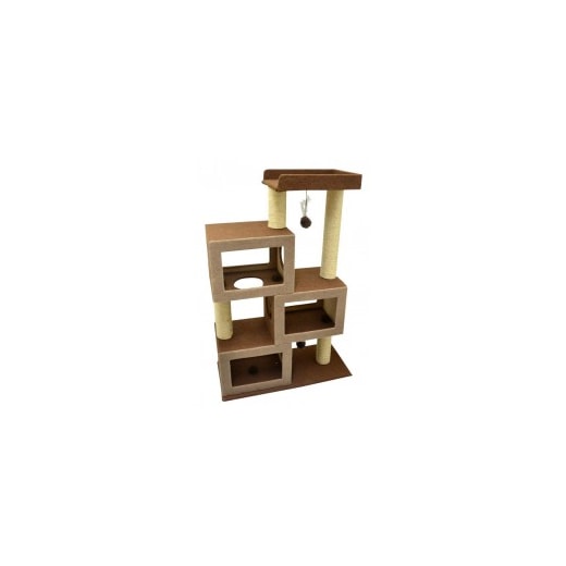 Brinquedo Arranhador Snooze 1907-31 Big Ben Marrom e Bege 37x39x50Cm