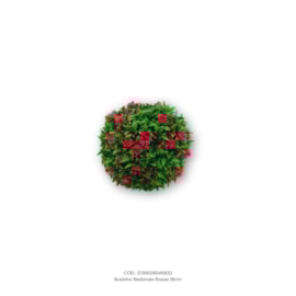 Buxinho Redondo Rosas 18cm