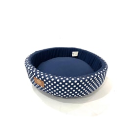 Cama Pet Oval Unica Azul M