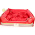 Cama Pet Retangular Napoli Vermelho G