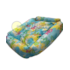 CAMA RETANGULAR TIE DYE AZUL M