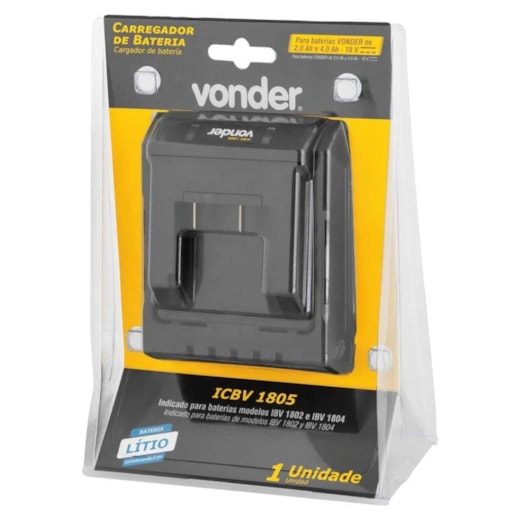 Carregador de Bateria 18V Vonder
