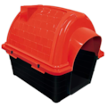 CASA CAES PLASTICO IGLU NR.04 VERMELHA FURACAO PET