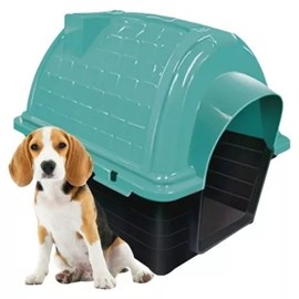 Casa Cães Plastico Iglu Nr.06 Verde Furacão Pet