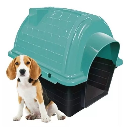 Casa Cães Plastico Iglu Nr.06 Verde Furacão Pet