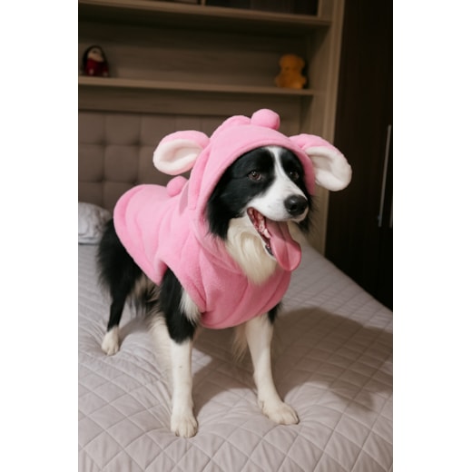 Casaco Stitch Rosa GG Ref.3625