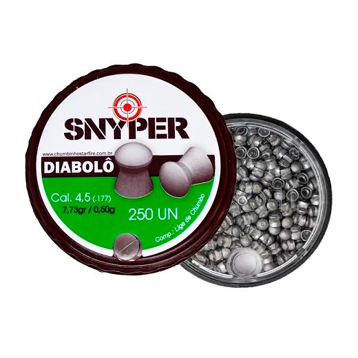 Chumbinho Snyper Diabolo 4.5mm com 250und