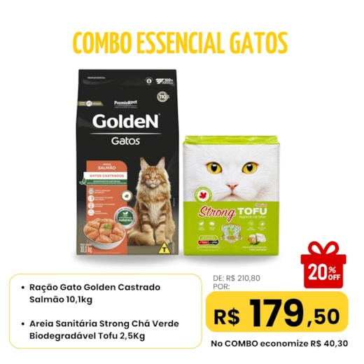 Combo Essencial Gatos