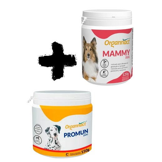 Combo Organnact Mammy Dog 120g Promun Dog 150g