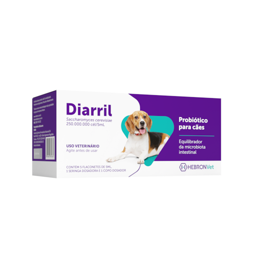 Diarril Hebron Vet com 5 comprimidos 25ml