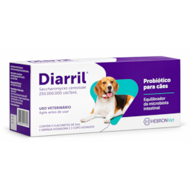 Diarril Hebron Vet com 5 comprimidos 25ml