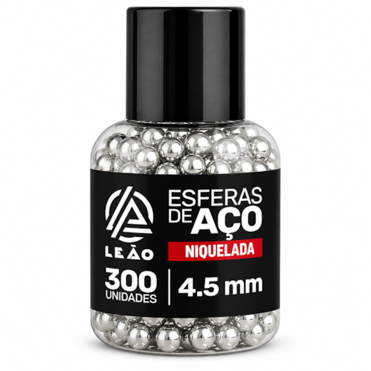 Esfera de Aço Leão 4,5mm 300 Unidades