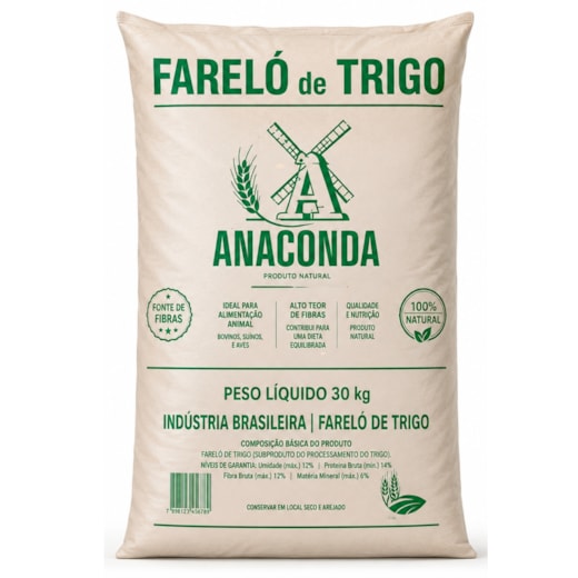 Farelo de Trigo 30kg Anaconda