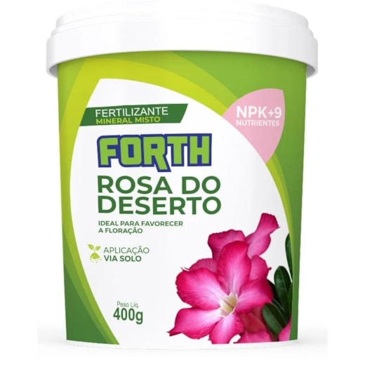 Fertilizante Forth 400gr Rosa Do Deserto