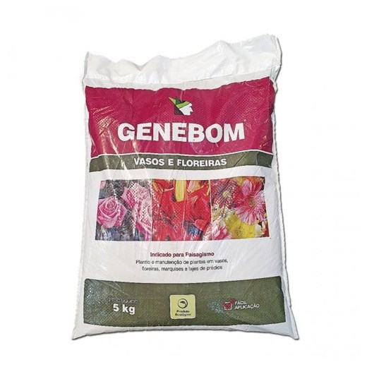 Fertilizante Genebom 5Kg Vasos e Floreiras