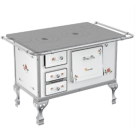 FOGAO A LENHA NR. 02 BRANCO FLORAL LADO DIREITO MARUMBY