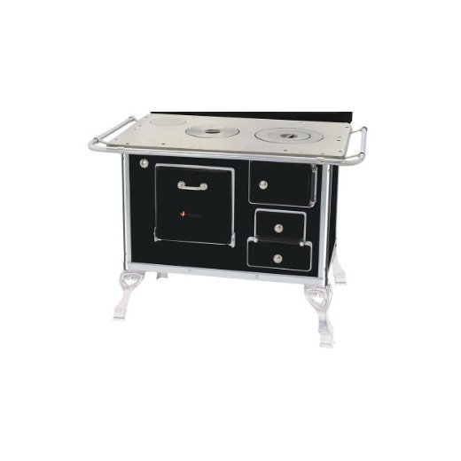 Fogão a Lenha N°1 Preto Esquerdo Marumby