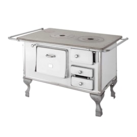 Fogão a Lenha N°2 Branco Esquerdo Marumby