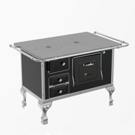 Fogão a Lenha N°2 Direito Preto Marumby