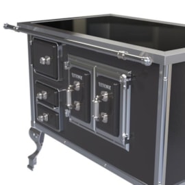 Fogão a Lenha N°2 Século XVIII Premium SD Preto