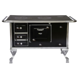 Fogão a Lenha N°3 Direito Preto Marumby