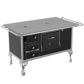 Fogão a Lenha N°3 Direito Preto Marumby