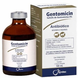 Gentomicin 4% Injetável 100?mL – Syntec