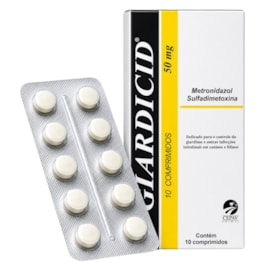 Giardicid 50mg com 10 comprimidos
