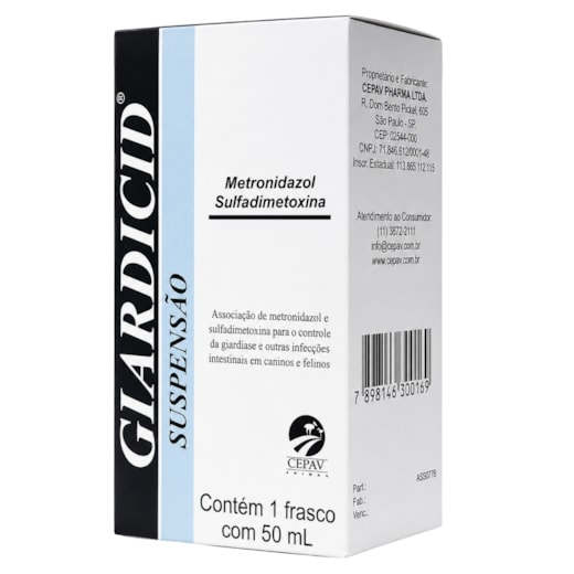 Giardicid Suspensão 50 ml