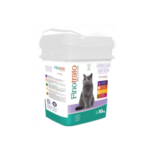 Granulado Finotrato Bio Litter balde 10Kg