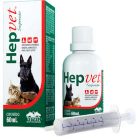 Hepvet Suspensão 60ml Vetnil
