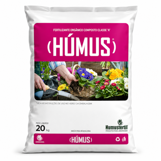 Humus Composto Orgânico 20kg Humusfertil