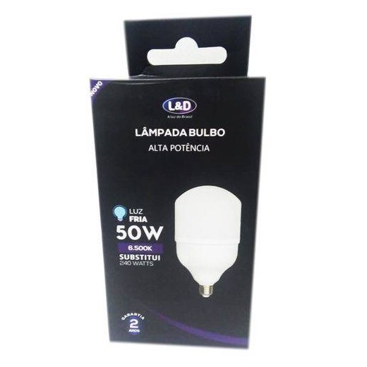 LAMPADA BULBO LED 50W 6500K L&D BIV