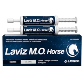 Laviz Mo Horse Suplemento Para Equinos 2 Bisnagas 40g