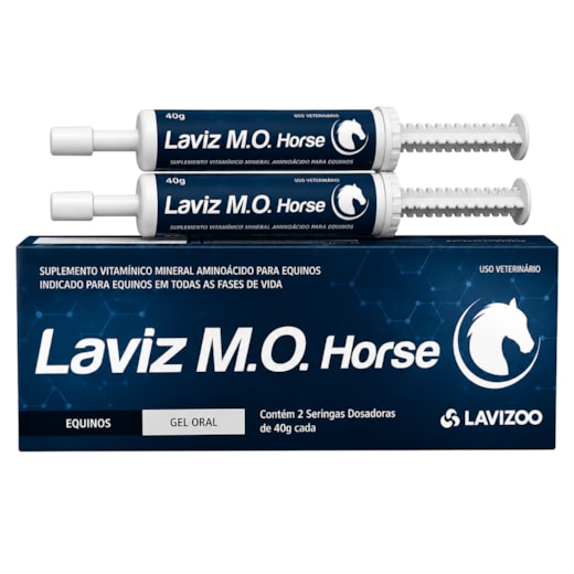 Laviz Mo Horse Suplemento Para Equinos 2 Bisnagas 40g