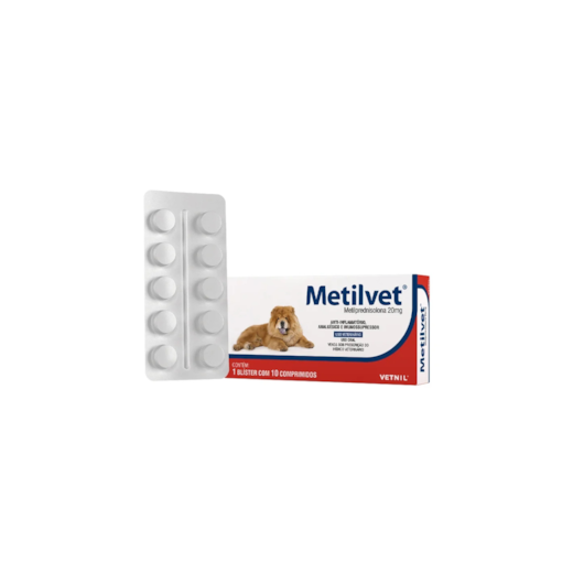 Metilvet 10 Comprimidos 20mg