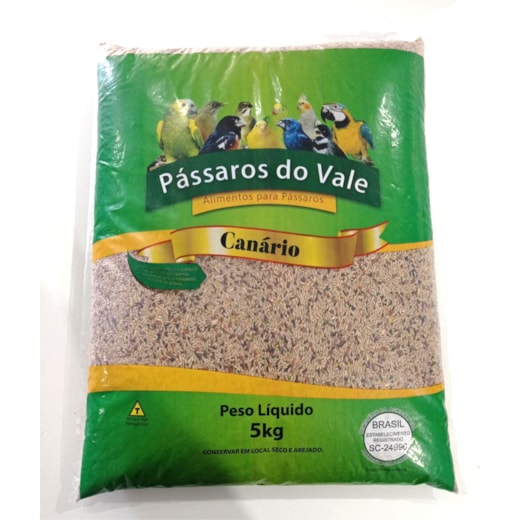 Mistura Aves Canário Pássaros do Vale 05kg
