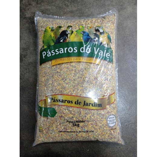 Mistura Aves Pássaros de Jardim Pássaros do Vale 05kg