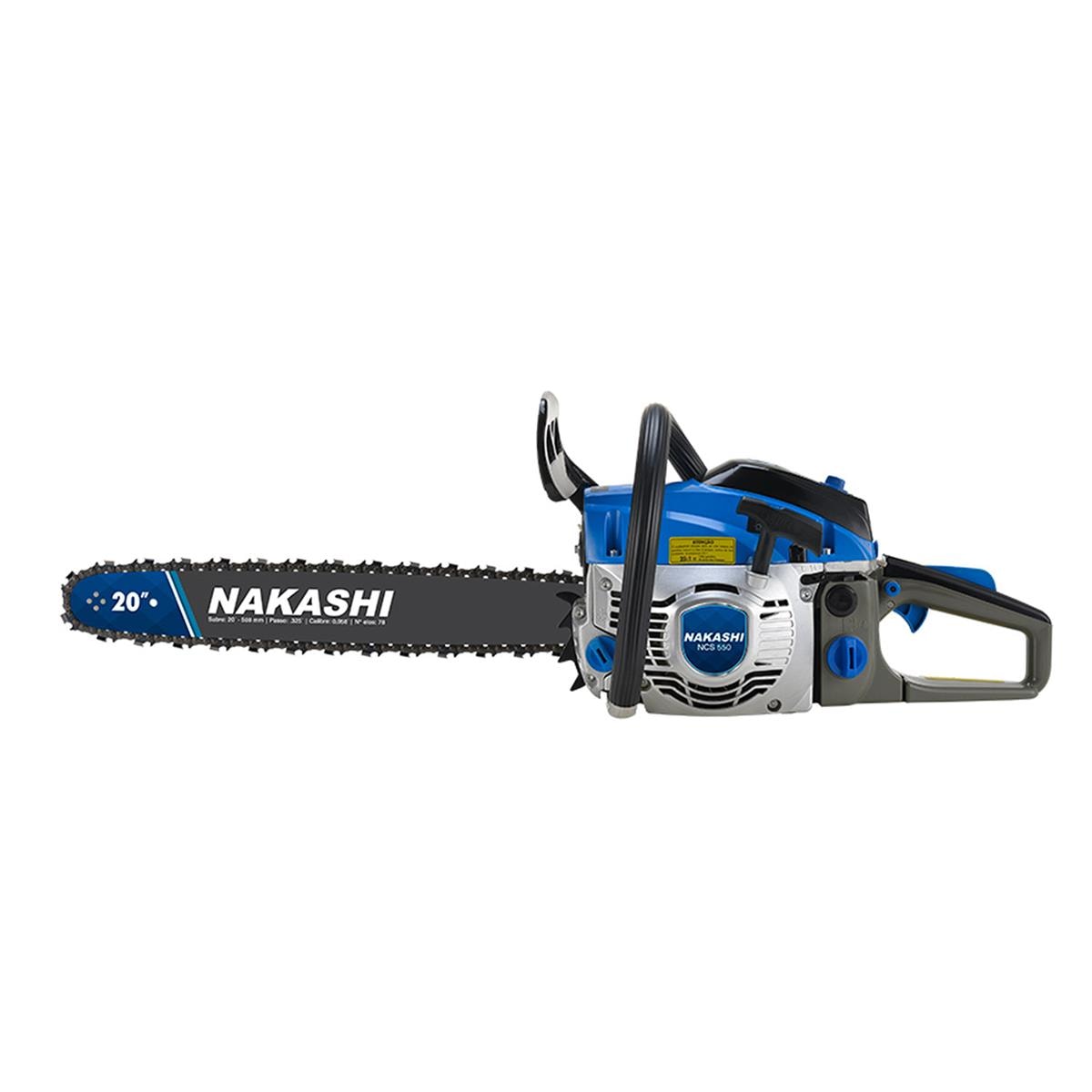 MOTOSSERRA NAKASHI NCS 550 54.6CC 20POL - Avipec Produtos